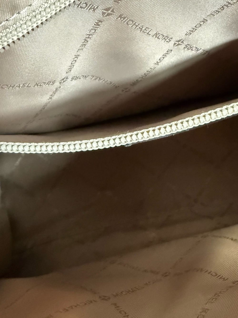 Michael Kors Hamilton Medium Metallic Satchel (with callouts) - Picture 4 of 13